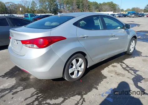 2011 Hyundai Elantra Gls (Ulsan Plant) из США, поврежденный, VIN KMHDH4AE5BU147904